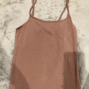 forever 21 tank top nude pink small